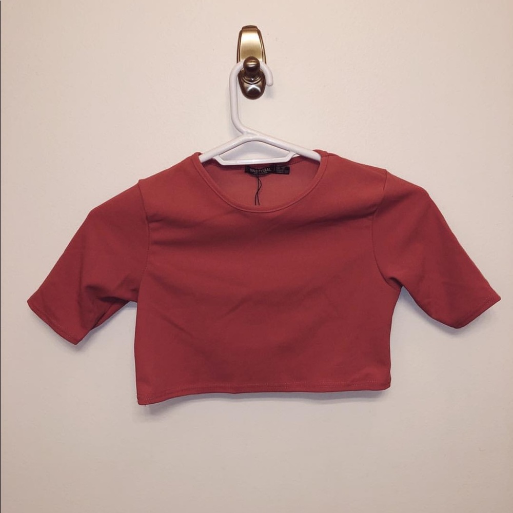 Crop top and pants set